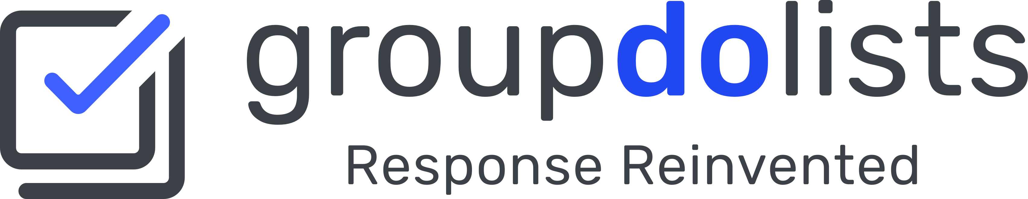 Groupdolists | Response Reinvented