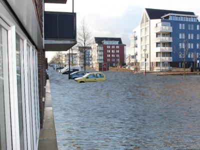 Flood scenario in The Hague 