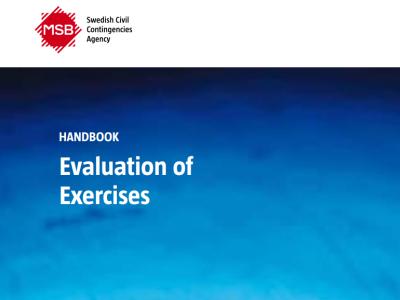 a picture of a part of the front page of the handbook of evaluation of exercises