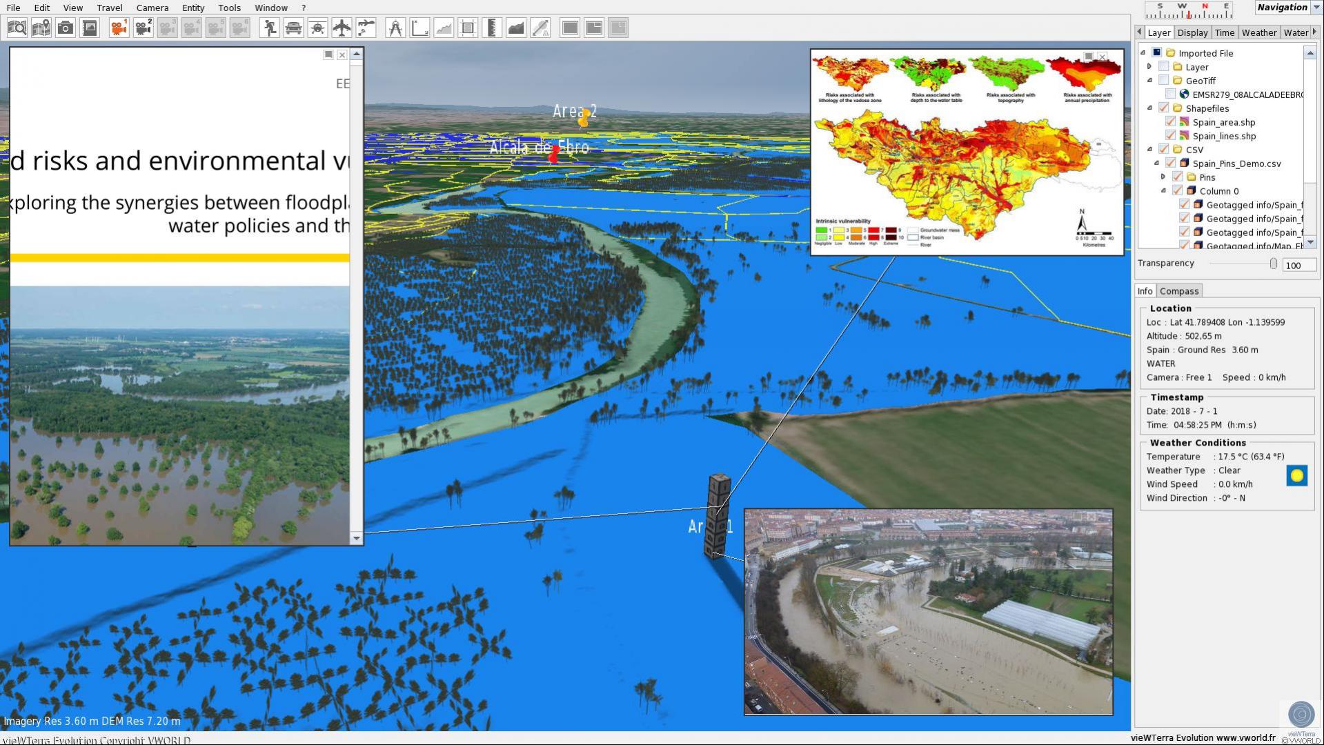 vieWTerra Evolution - Earth Viewer in 4D, piattaforma per l'integrazione e lo sviluppo di dati