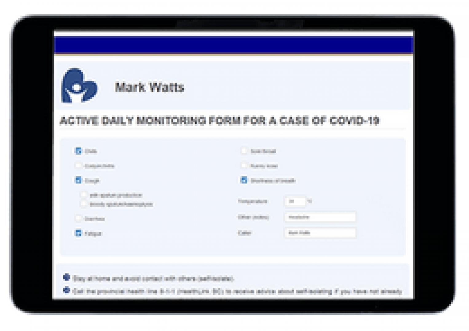 Covid monitoring