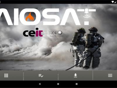 Écran principal AIOSAT APP